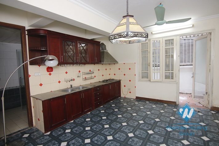 An unfunished and newly-renovated 3 bedroom house for rent in Ba Dinh District